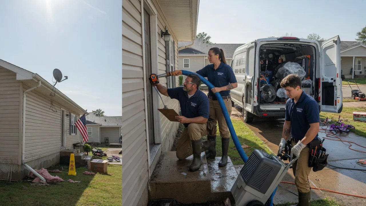 Ceiling Water Damage Restoration in Mecca, IN near me